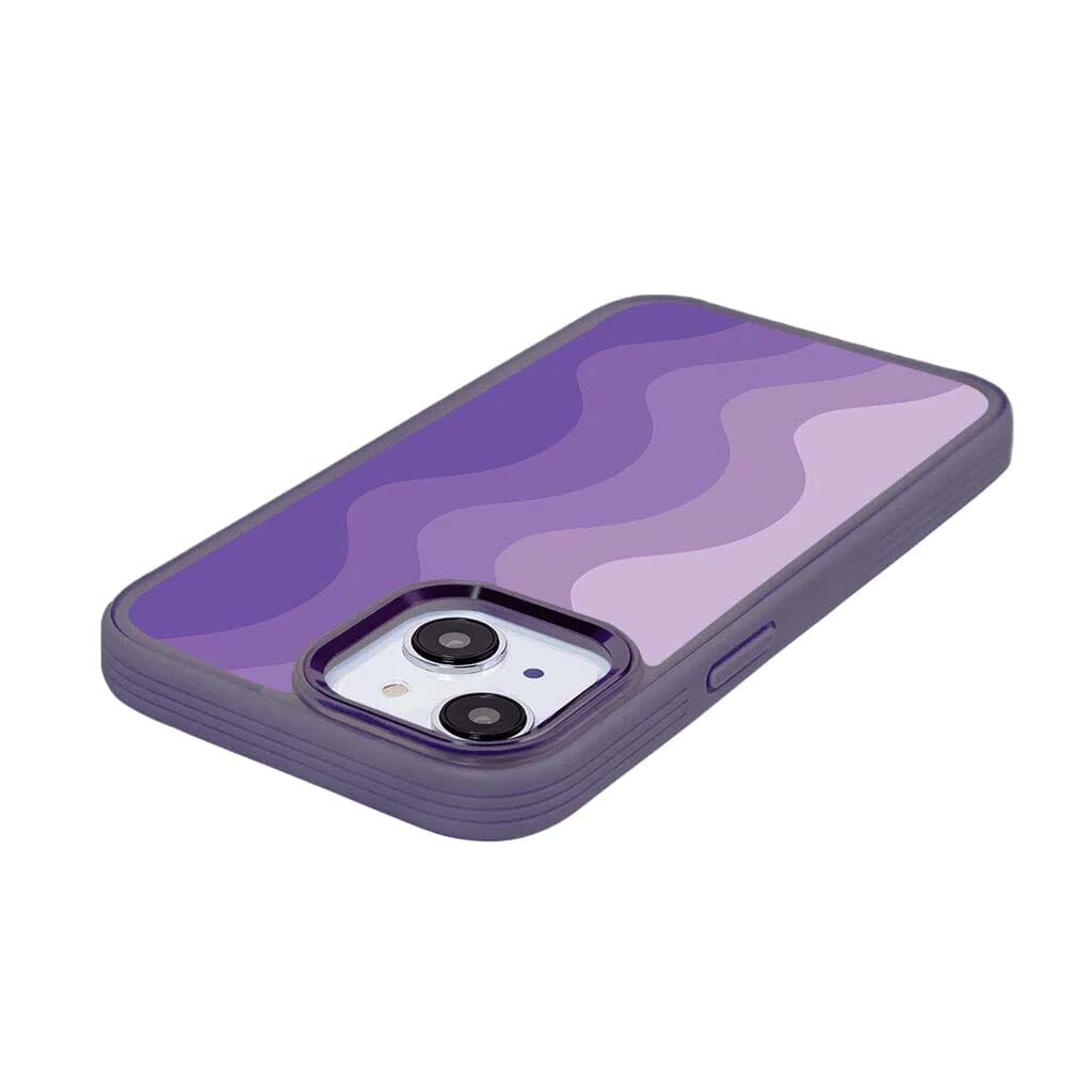 iPhone 15 Case With MagSafe - Purple Wave