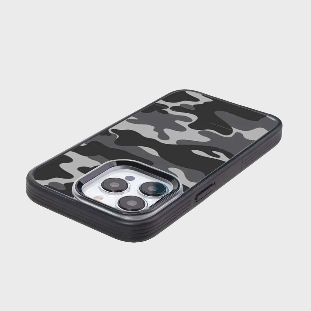 MagSafe iPhone 14 Pro Max Black Camo Case