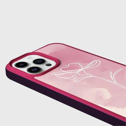 MagSafe iPhone 13 Pro Pink Flower Case