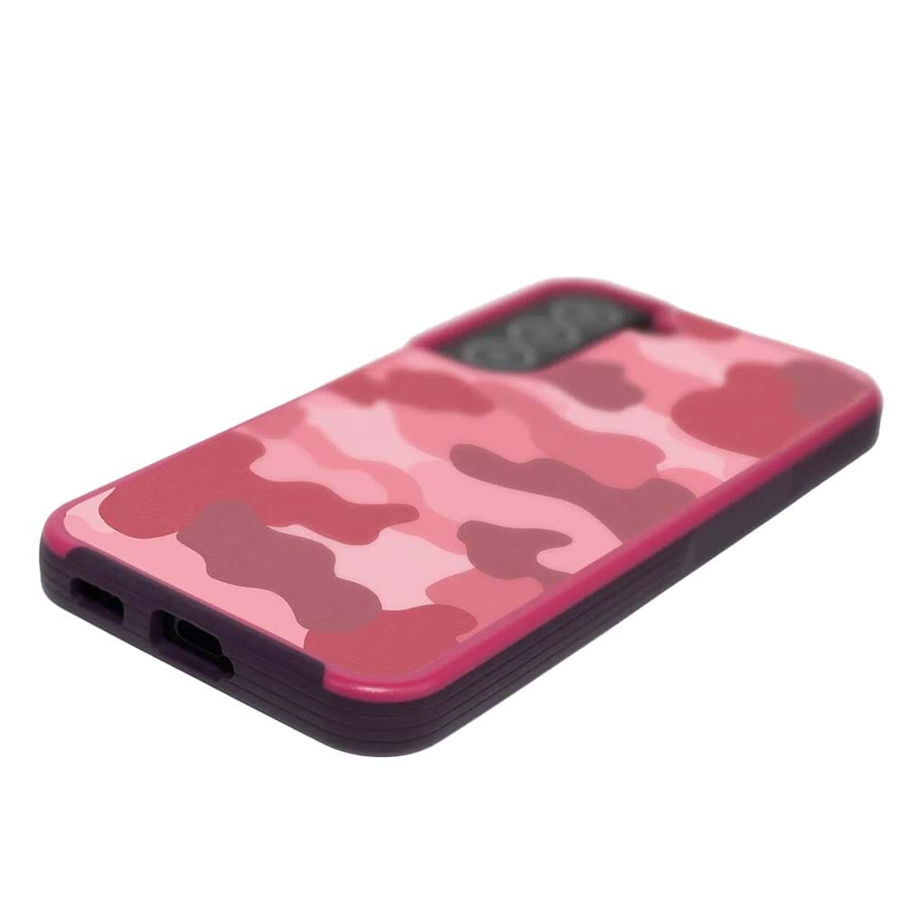 Pink Samsung Galaxy S22 Camo Case