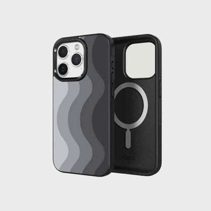 iPhone 15 Pro Max Case With MagSafe - Black Wave