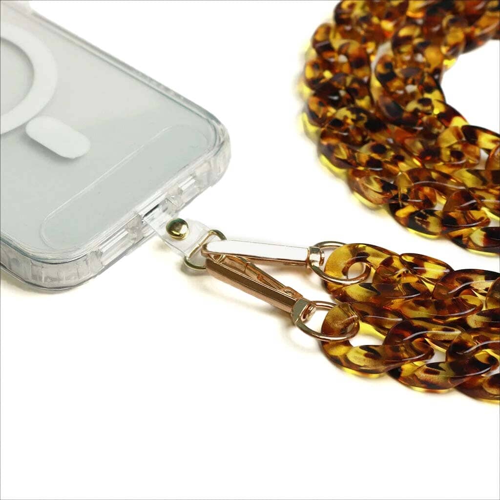 Brown Crossbody Phone Chain