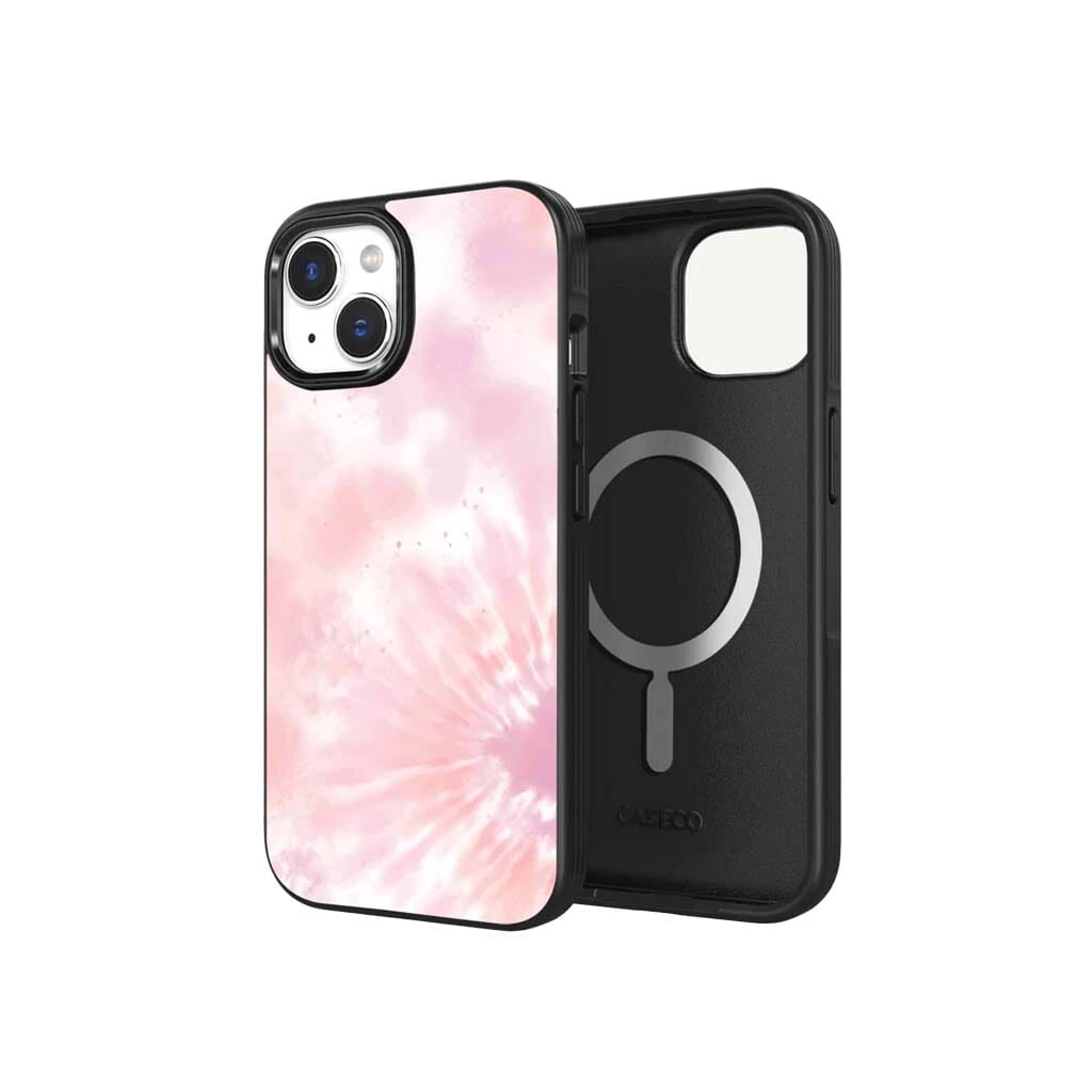 iPhone 15 Case With MagSafe - Pink Tie Dye