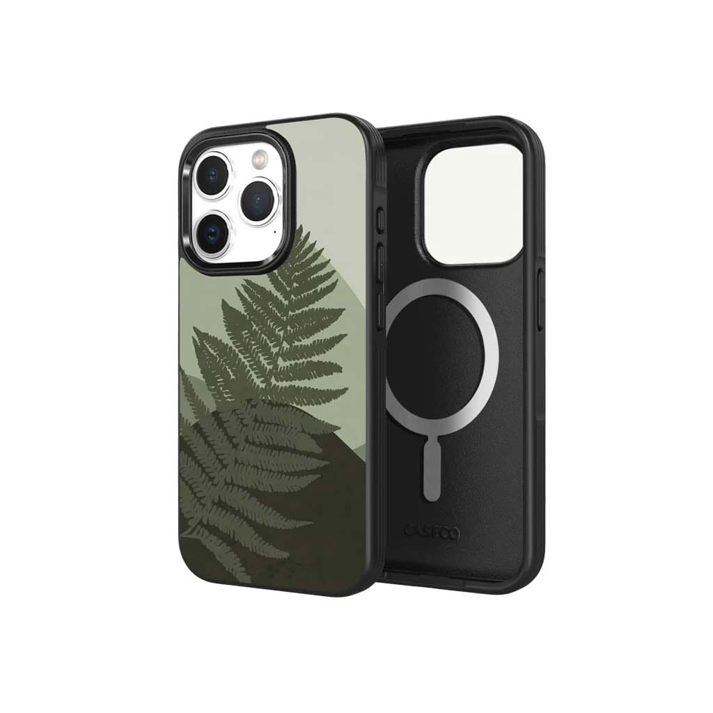 iPhone 15 Pro Case With MagSafe - Green Leaf