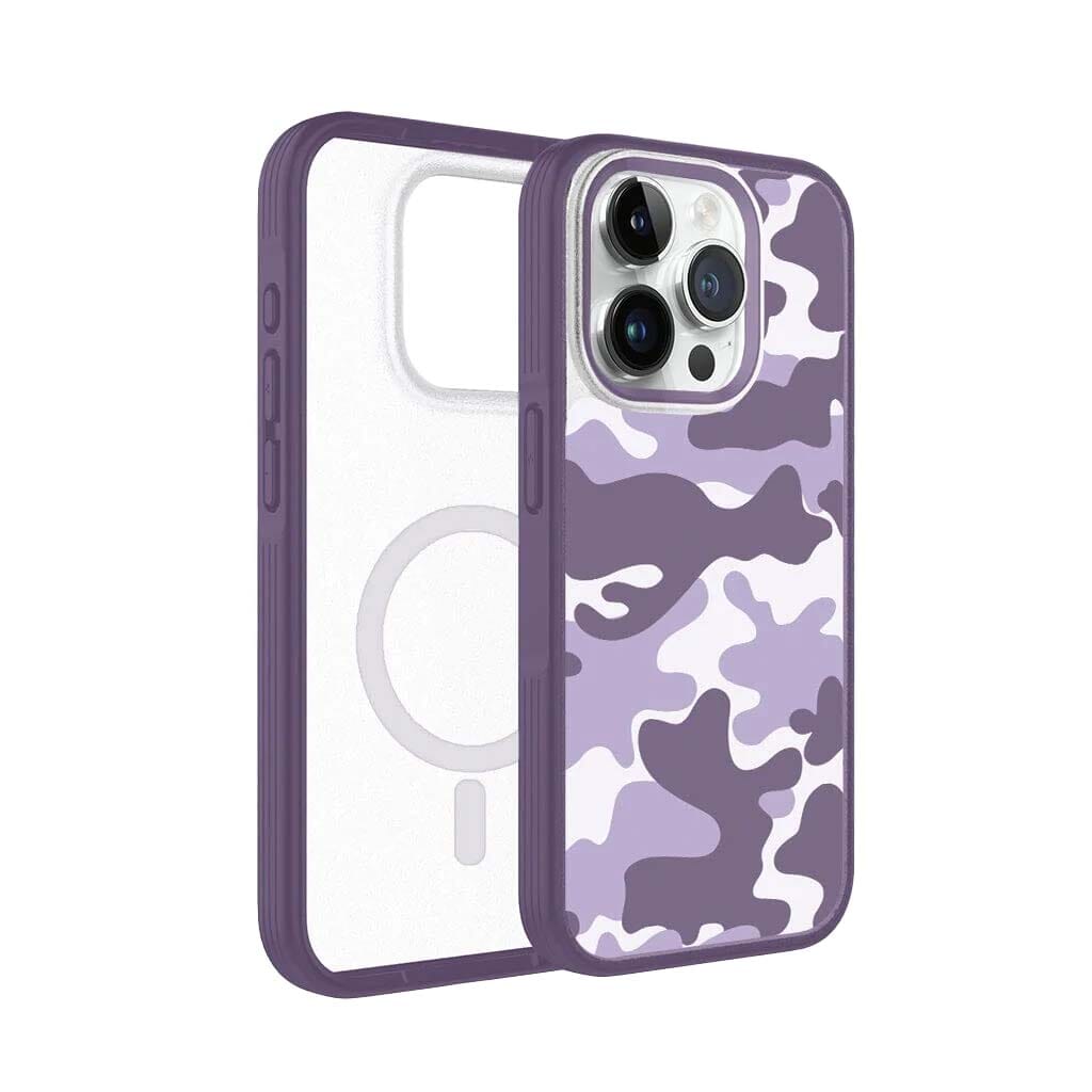 iPhone 15 Pro Max Case With MagSafe - Purple Camo