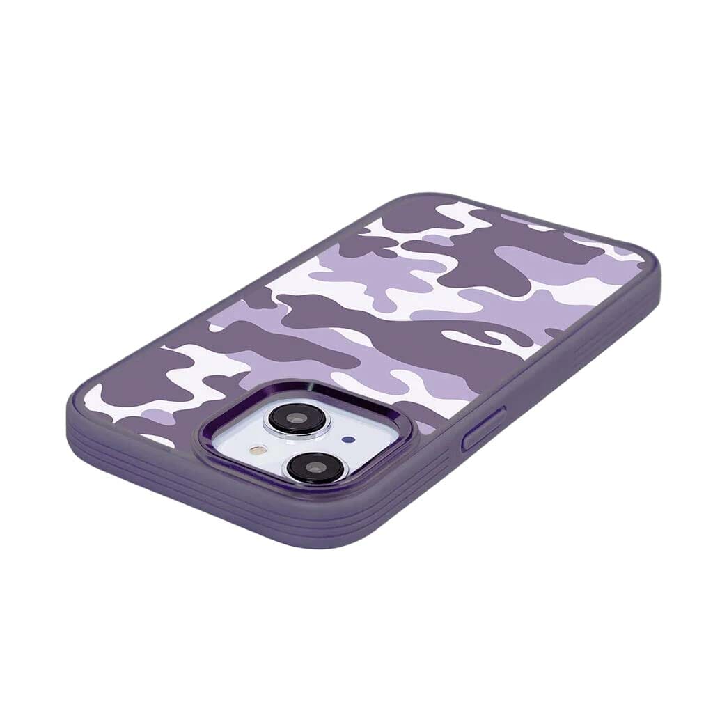 iPhone 15 Case With MagSafe - Purple Camo