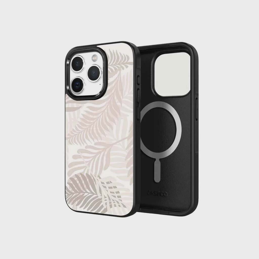 iPhone 15 Pro Case With MagSafe - White Leaf