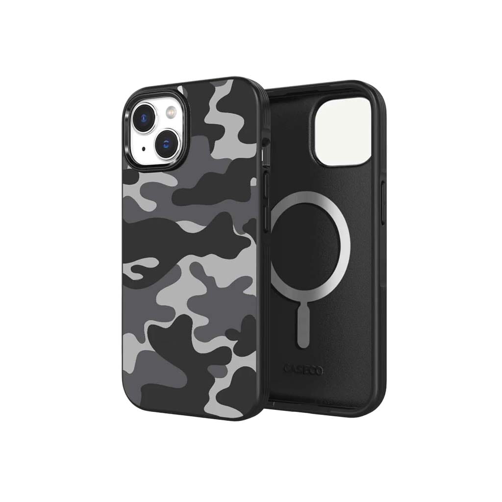 iPhone 15 Case With MagSafe - Black Camo