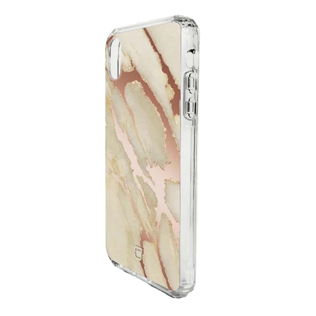 iPhone XS Max Case - Holographic Marble Design