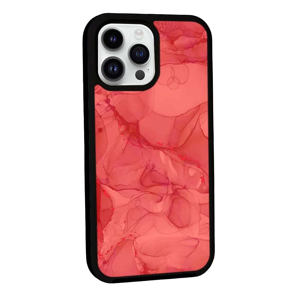 MagSafe iPhone 14 Pro Max Red Marble Case