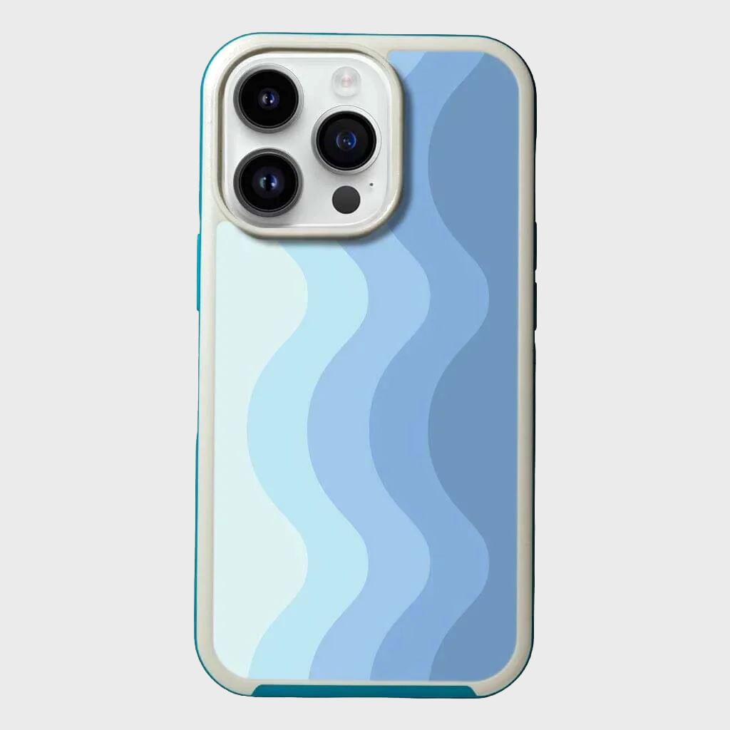 MagSafe iPhone 14 Pro Max Blue Wave Case