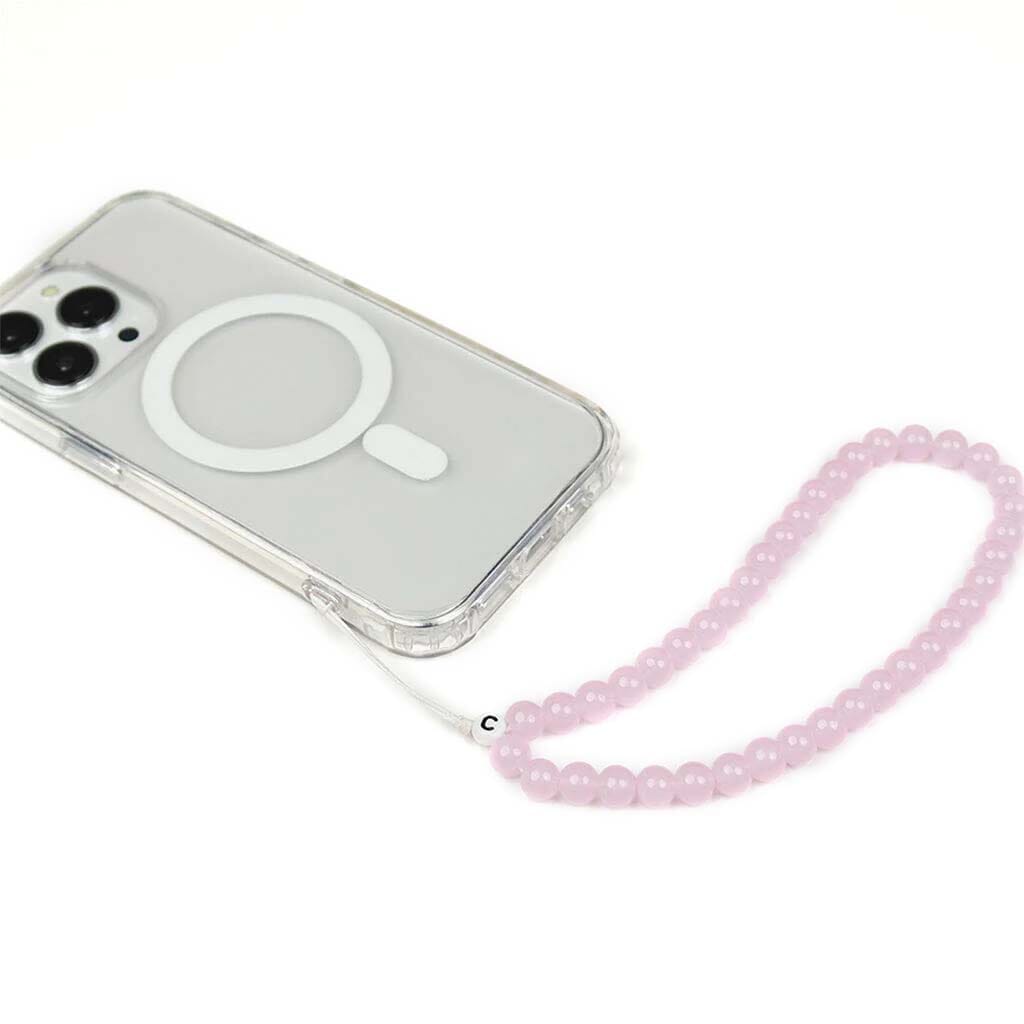 Pink Pearl Phone Charm