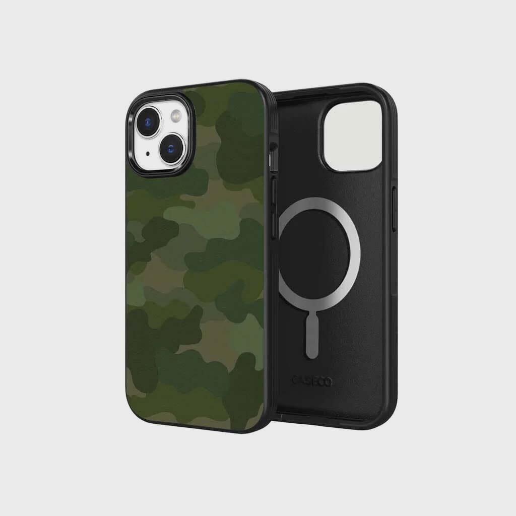 MagSafe iPhone 13 Green Camo Case