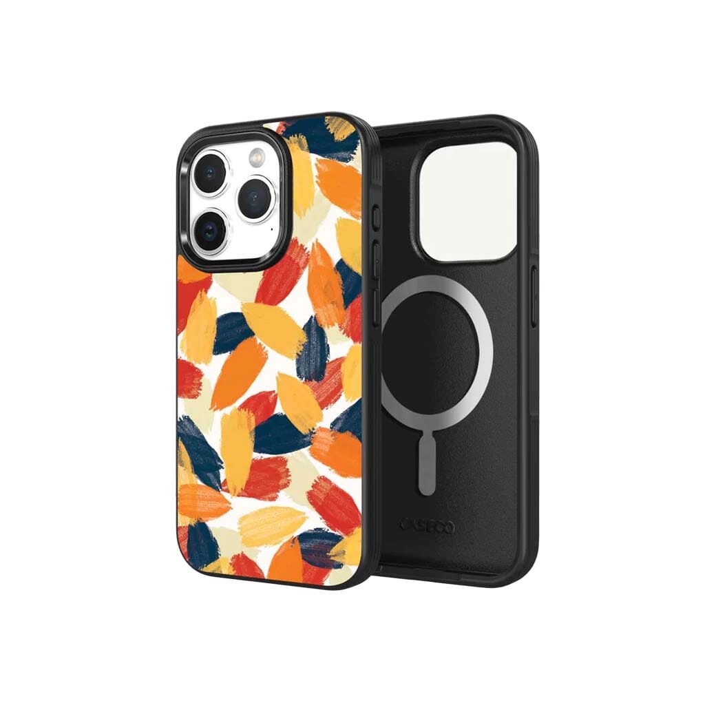 iPhone 15 Pro Case With MagSafe - Orange Abstract