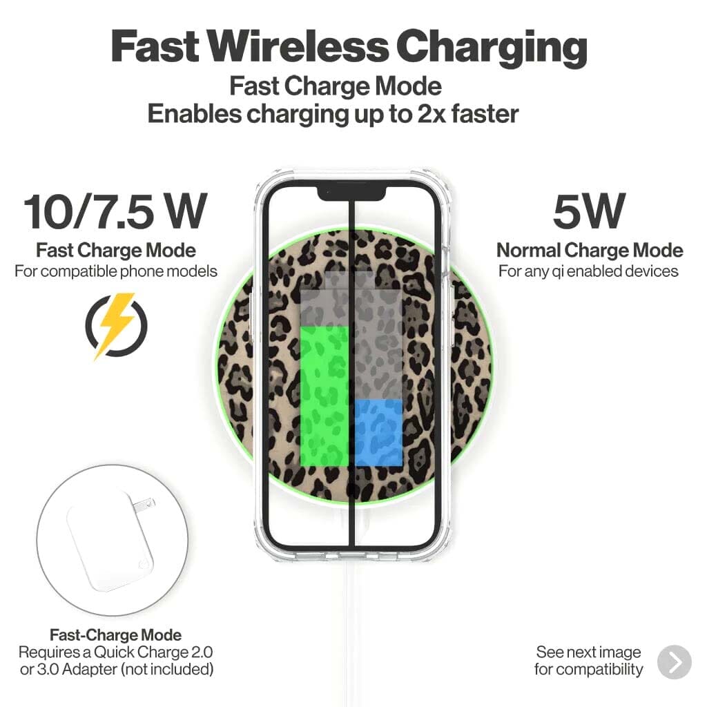 Leopard Pattern - Wireless Charging Pad