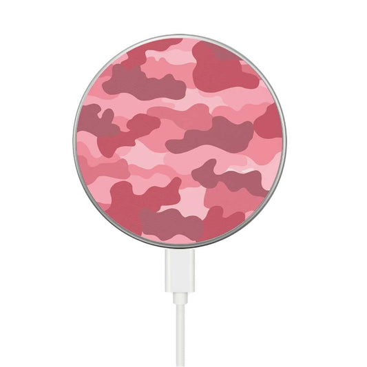 Pink Camo Pattern - MagSafe Wireless Charger