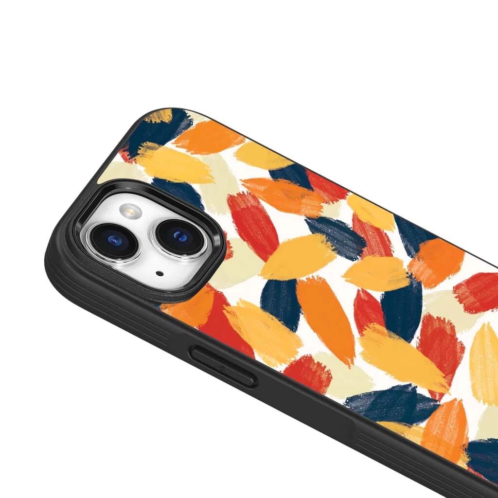 iPhone 15 Case With MagSafe - Orange Abstract