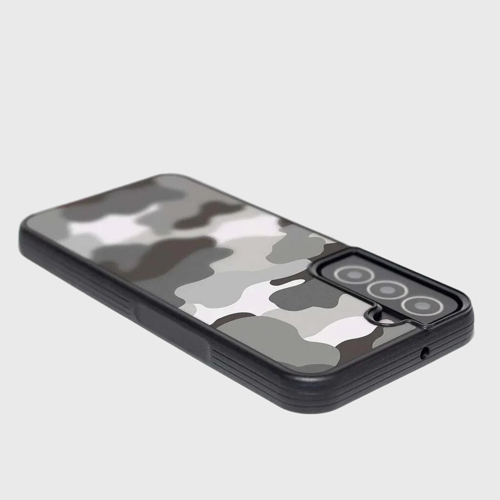 Grey Samsung Galaxy S22 Camo Case