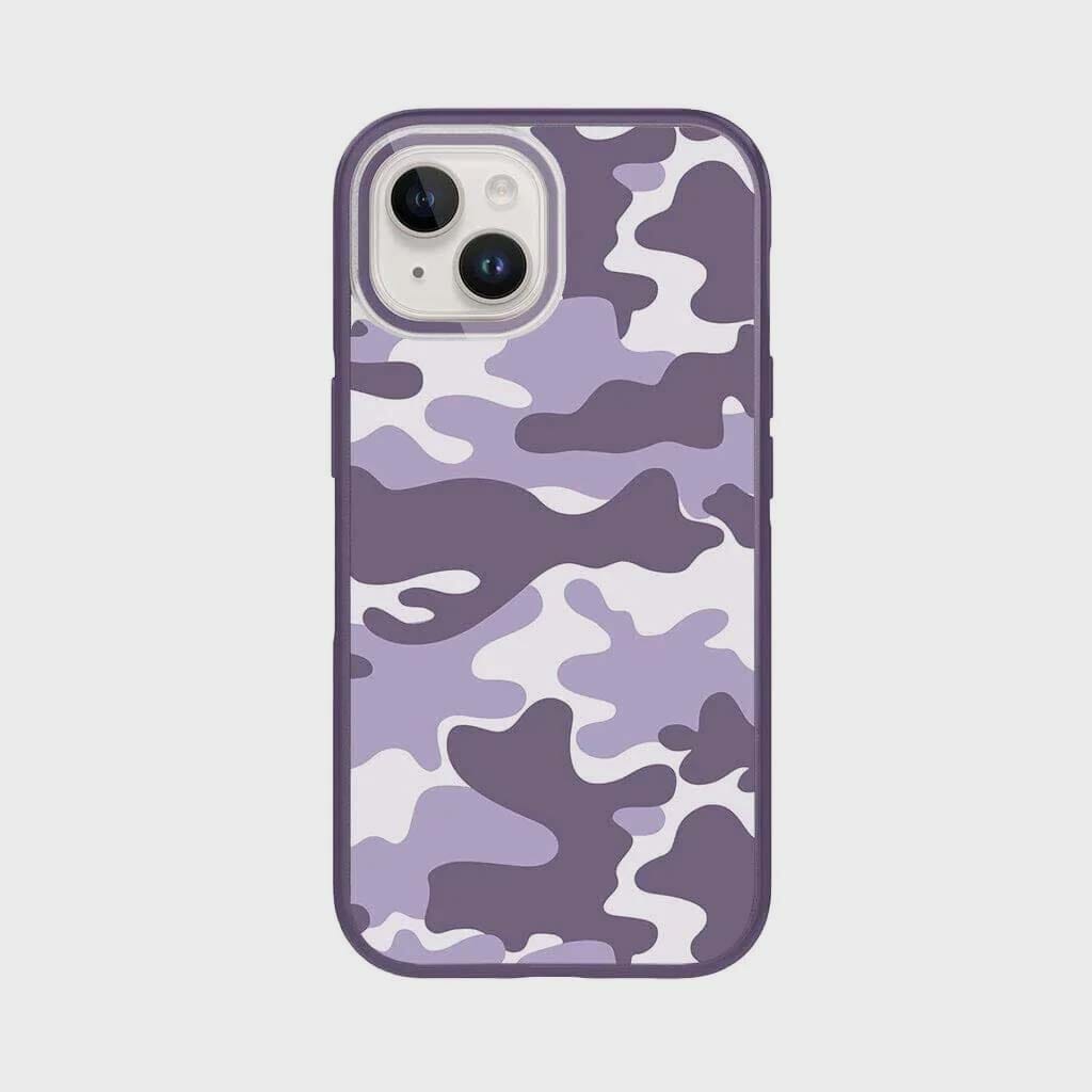 iPhone 15 Plus Case With MagSafe - Purple Camo