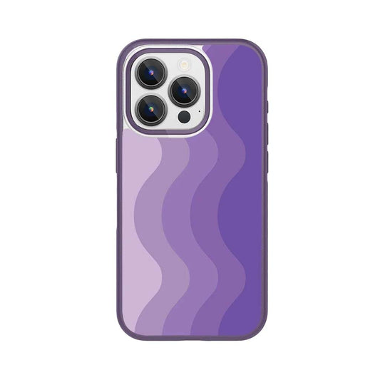 iPhone 15 Pro Case With MagSafe - Purple Wave