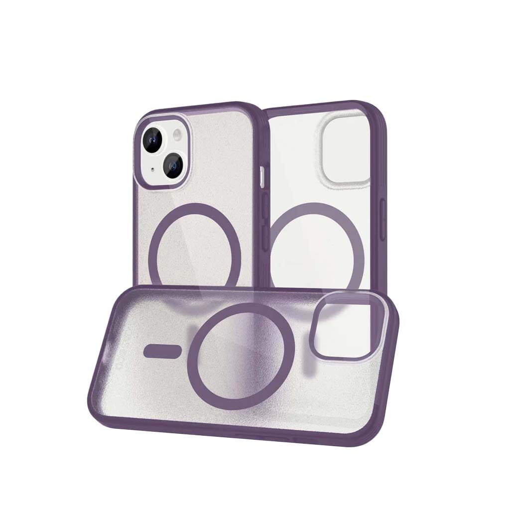 iPhone 15 Frosted Clear Case with MagSafe