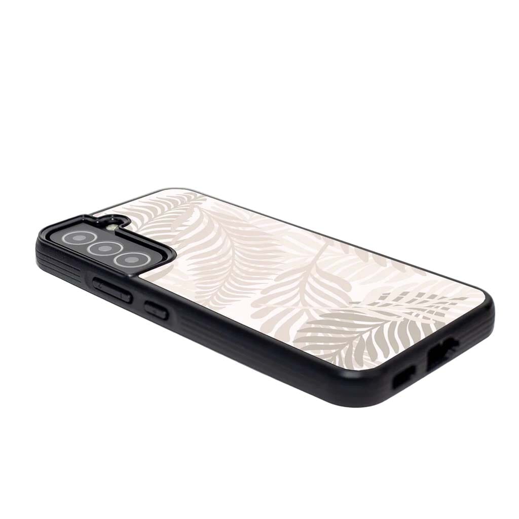 White Leaf Samsung Galaxy S22 Case