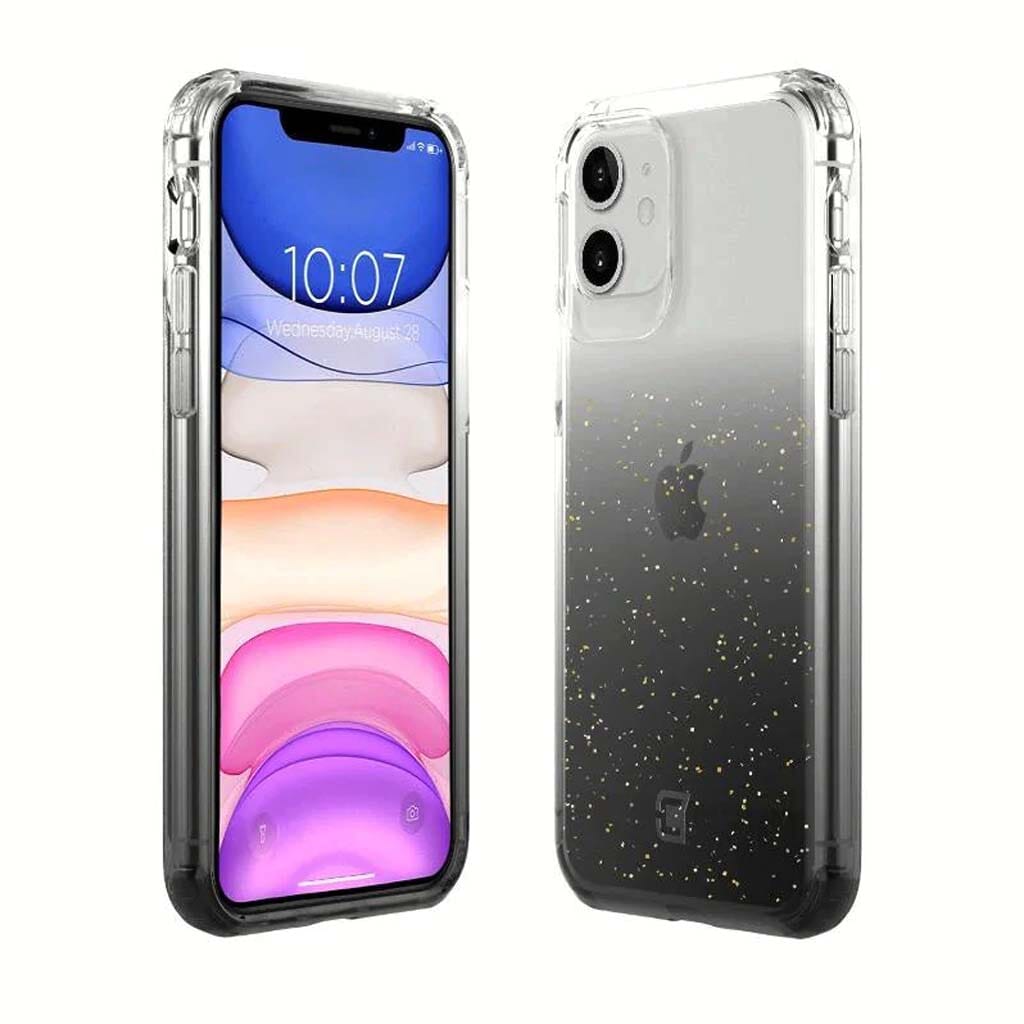 iPhone 12 Pro Max Clear Case - Sparkle Glitter Design