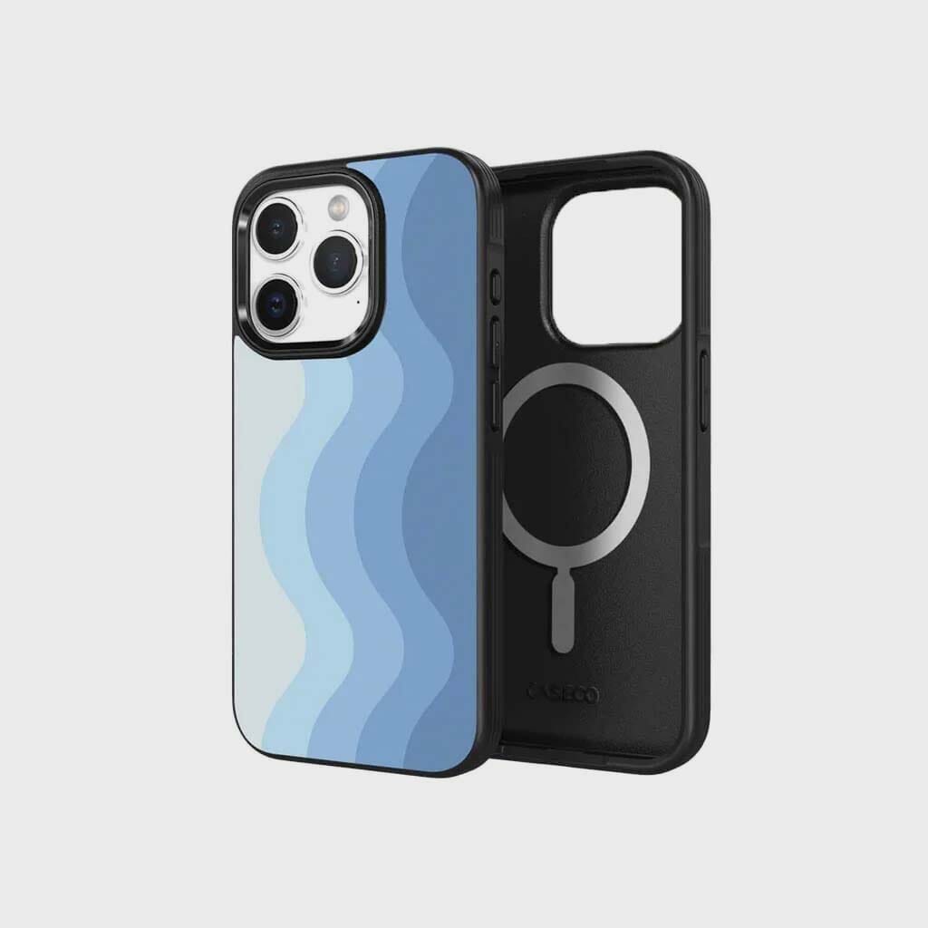 iPhone 15 Pro Case With MagSafe - Blue Wave