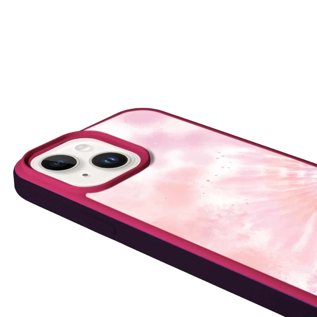 MagSafe iPhone 14 Plus Pink Tie Dye Case
