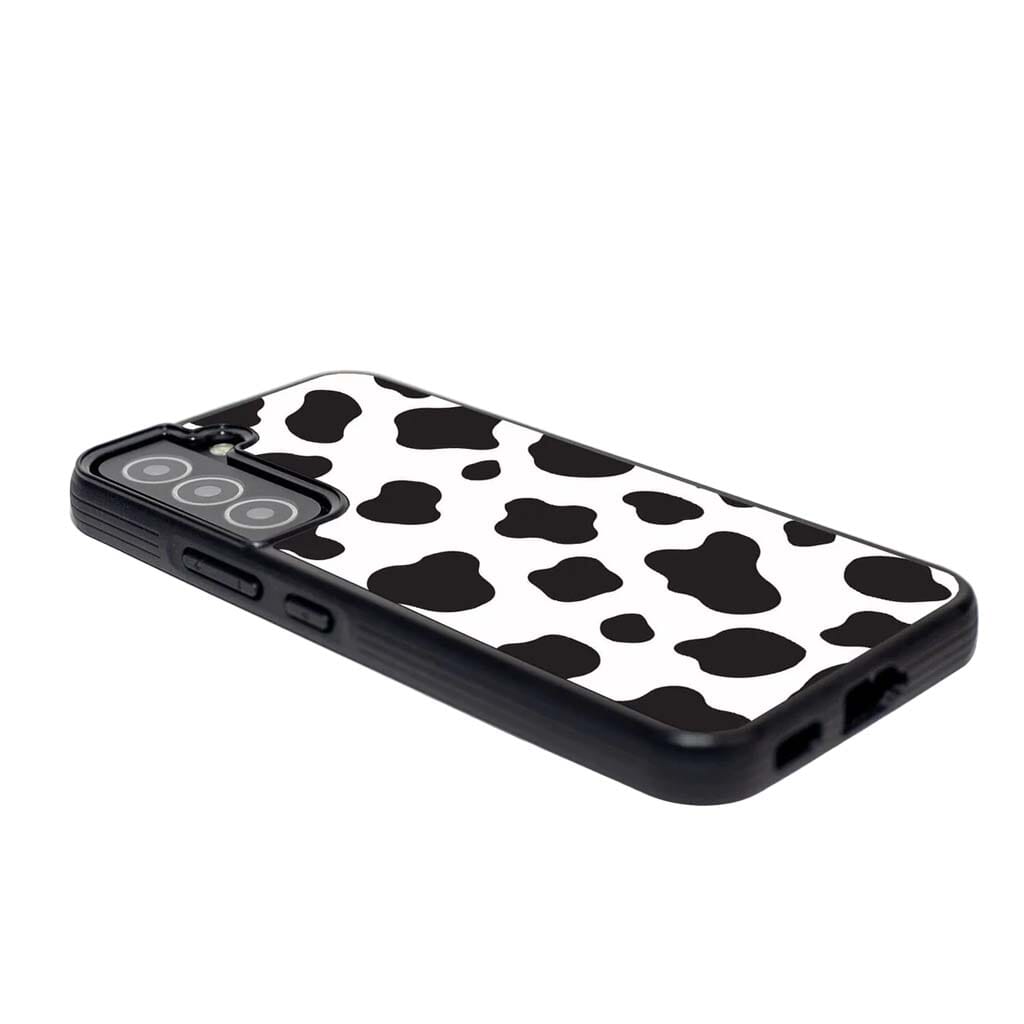 Black Cow Print Samsung Galaxy S22 Case