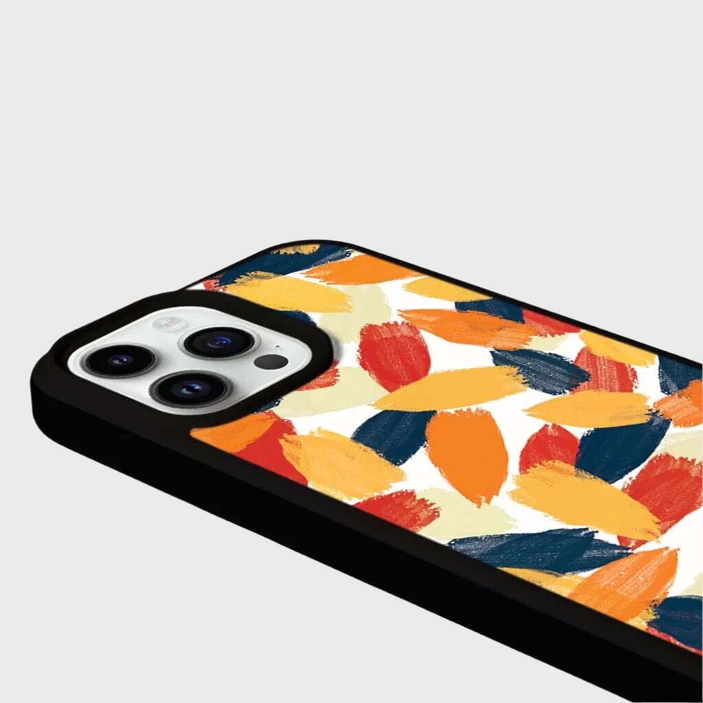 MagSafe iPhone 13 Pro Orange Abstract Case