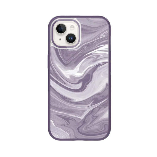 iPhone 15 Case With MagSafe - Purple Swirl