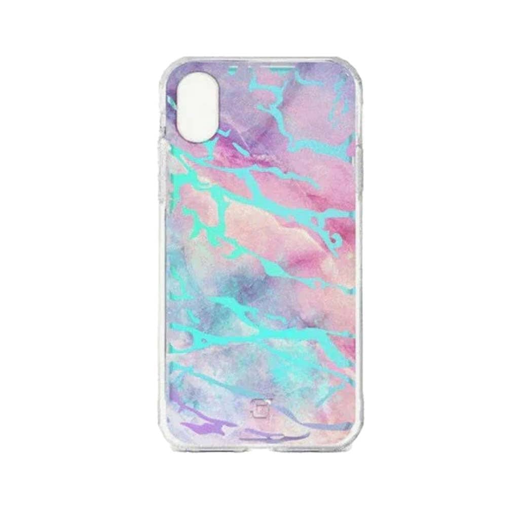 iPhone X / XS Case - Holographic Marble Design