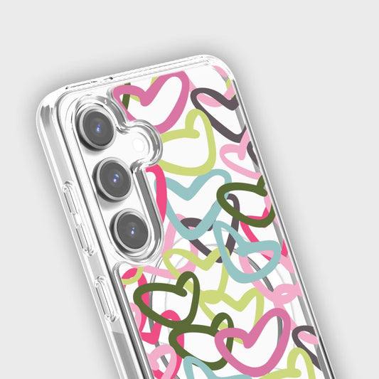 Samsung Galaxy S24 Clear Case - Graffiti Design