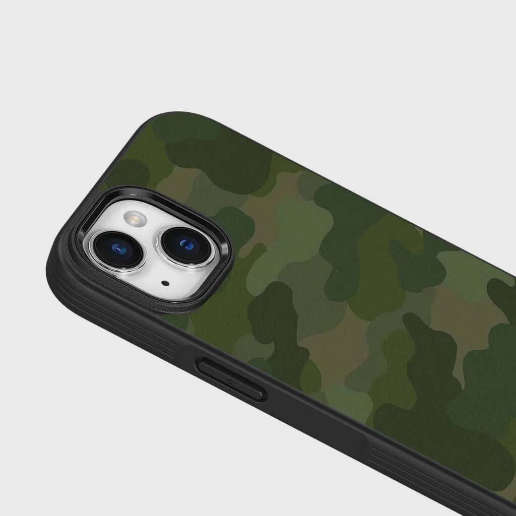 iPhone 15 Case With MagSafe - Green Camo