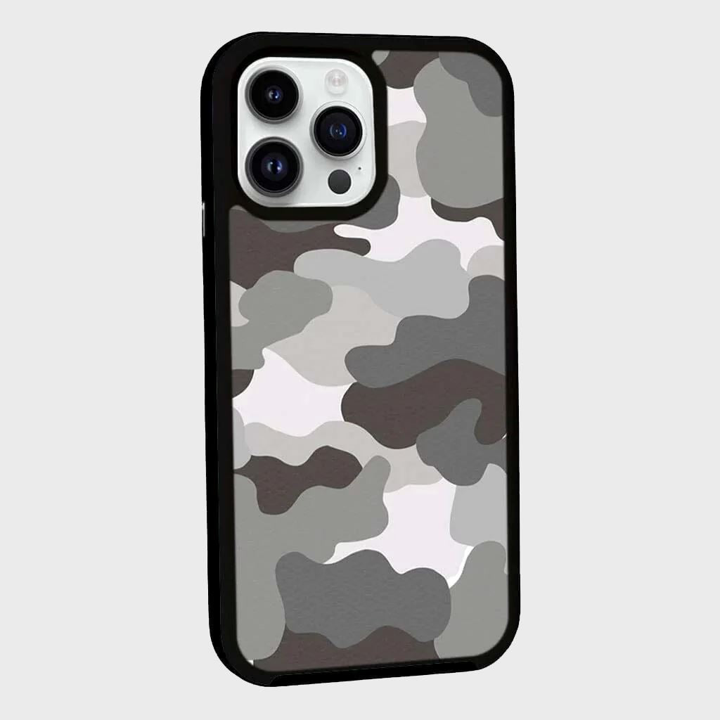 MagSafe iPhone 14 Pro Max Grey Camo Case