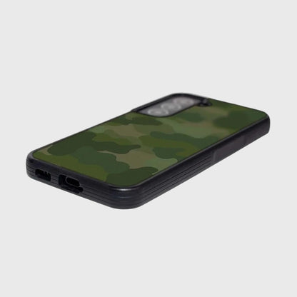 Green Samsung Galaxy S22 Camo Case