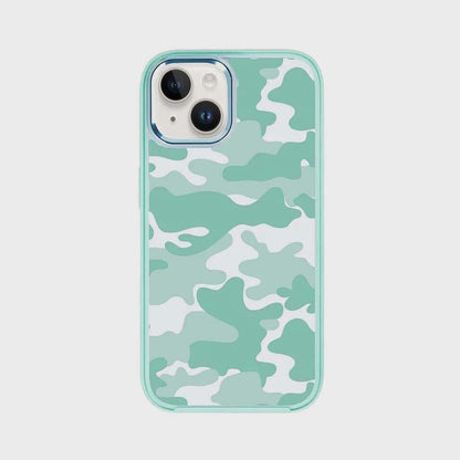 iPhone 15 Case With MagSafe - Teal Camo