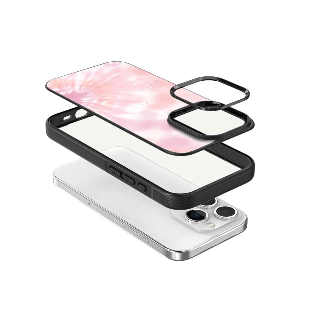 iPhone 15 Pro Case With MagSafe - Pink Tie Dye