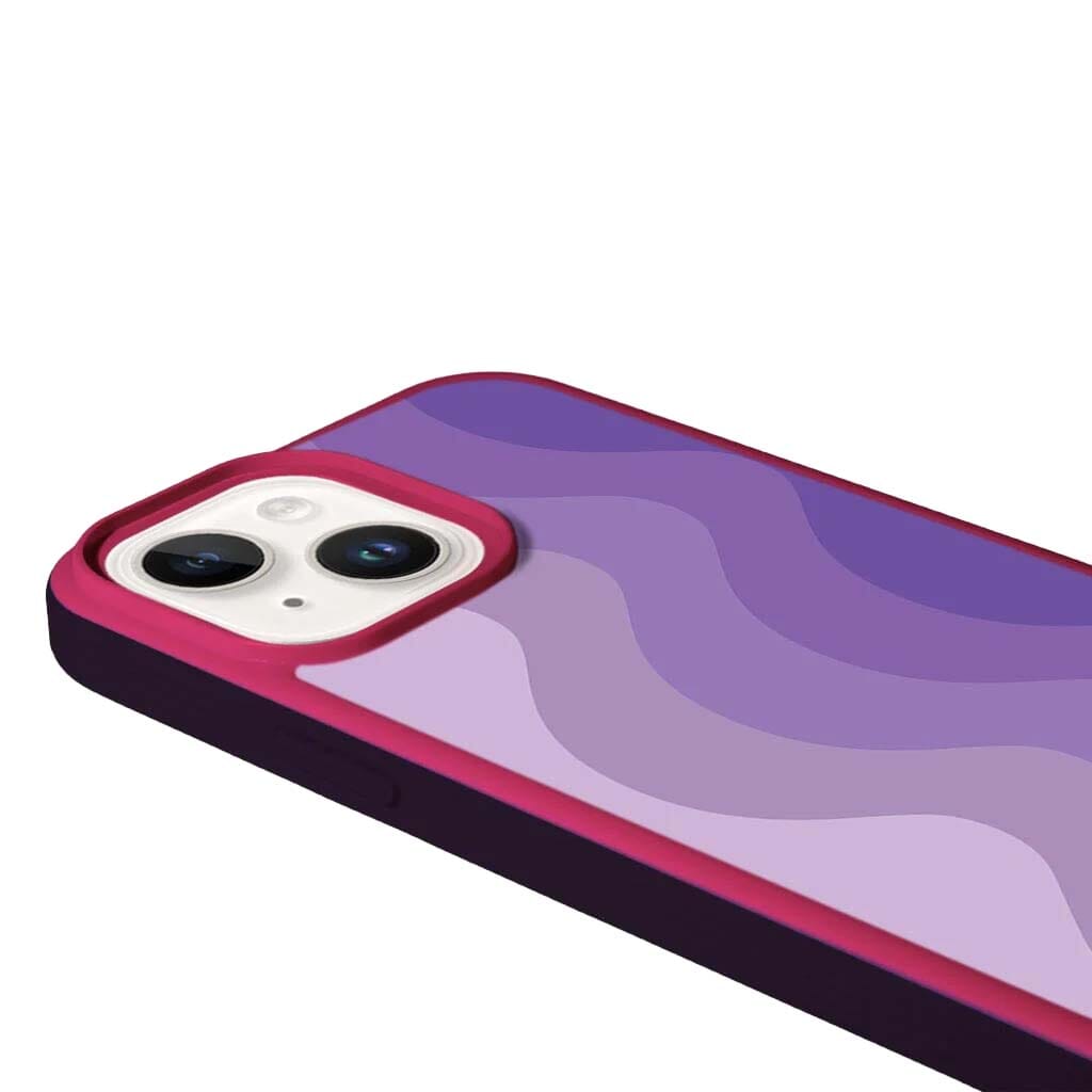 MagSafe iPhone 14 Purple Wave Case