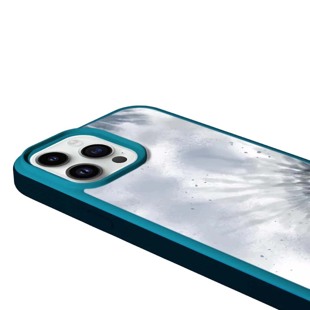 MagSafe iPhone 14 Pro Blue Tie Dye Case