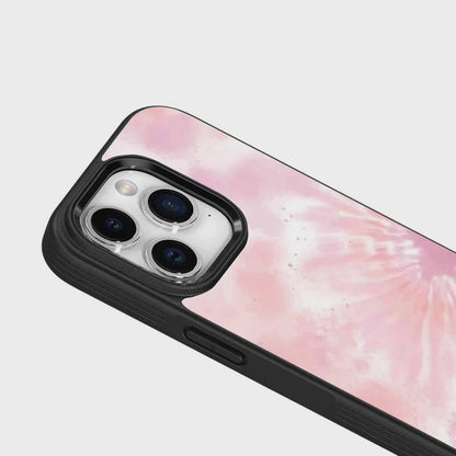 iPhone 15 Pro Max Case With MagSafe - Pink Tie Dye