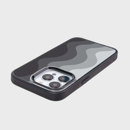 MagSafe iPhone 14 Pro Max Black Wave Case