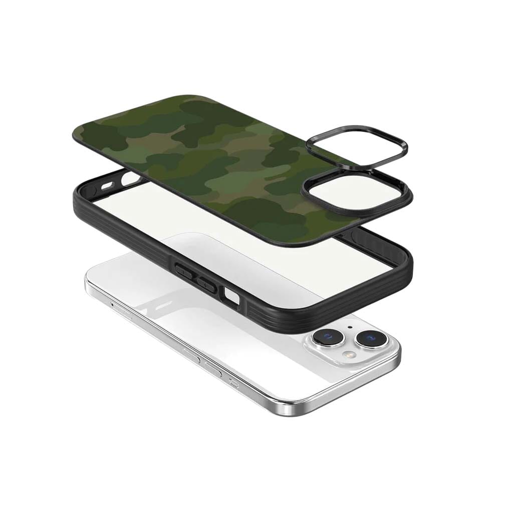 iPhone 15 Plus Case With MagSafe - Green Camo