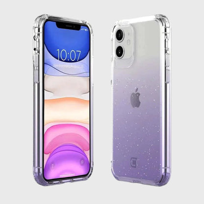 iPhone 11 Pro Clear Case - Sparkle Glitter Design