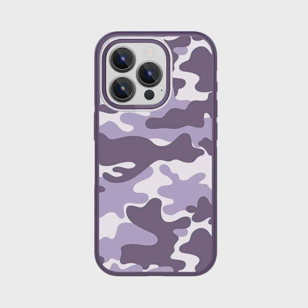 iPhone 15 Pro Max Case With MagSafe - Purple Camo