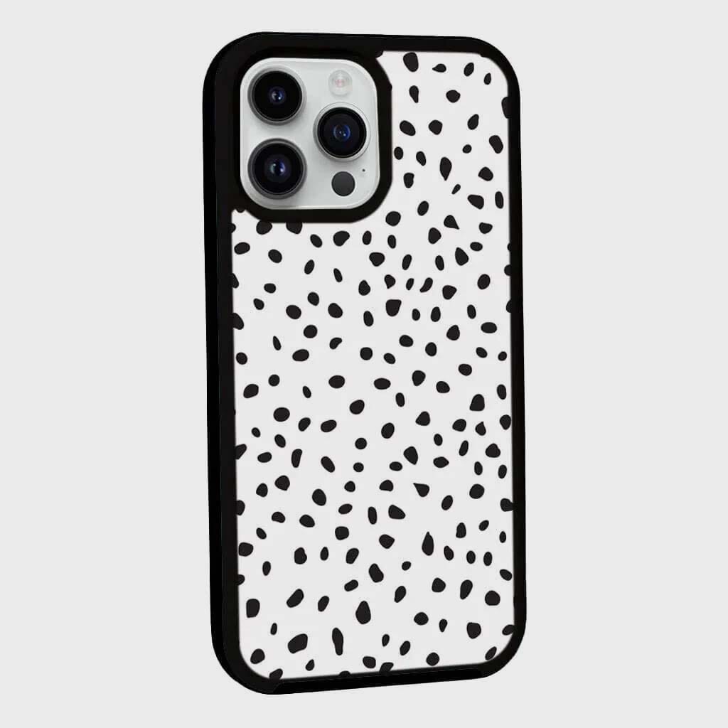 iPhone 15 Pro Max Case With MagSafe - White Polka