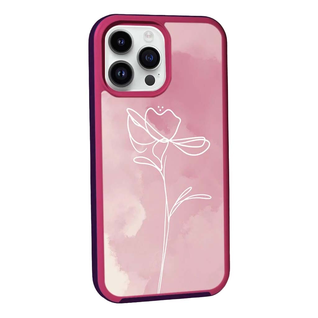 MagSafe iPhone 14 Pro Max Pink Flower Case