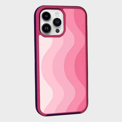 MagSafe iPhone 14 Pro Pink Wave Case