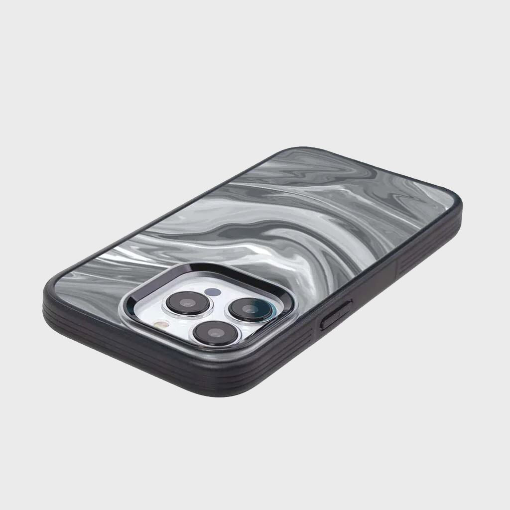 MagSafe iPhone 14 Pro Black Swirl Case